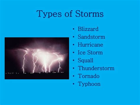 sxtprm|types of storms.